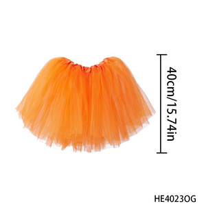 PESENAR The <strong>Orange</strong> Chiffon <strong>Dress</strong> From The 1980s Was Suitable for Scenes Such As Parties and Carnivals in The 1980s - Product Image 3