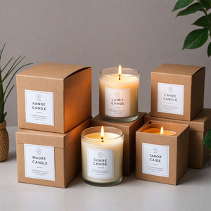 AIKUN Scented Candle Eco Friendly Natural Soy Wax Customizable <b>Gift</b> <b>Box</b> for Bedroom Living Room Wedding Party Candle - Product Image 5