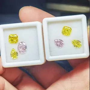 hot sell high quality pear shape crushed ice radiant cut cubic zirconia fancy shape synthetic lab created