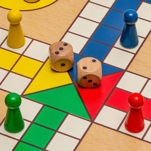 Juego de Mesa <span class=keywords><strong>Ludo</strong></span> y Go de Madera Hecho a Mano en India, Tamaño Personalizable para Niños y Adultos - Product Image 4