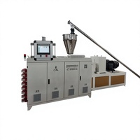 Máquina de Extrusión de Doble Tornillo para Producción de Láminas/Placas de Plástico PVC con Control PLC, Relación L/D 33:1, Tornillo 38CrMoALA