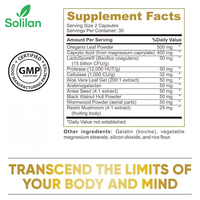 Capsules Nettoyantes Candida de Haute Qualité OEM/ODM, Soutien Intestinal & du Côlon pour Hommes et Femmes, Herbes Naturelles pour la Détox Intestinale