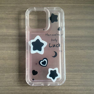 Pour OPPO Realme <span class=keywords><strong>C33</strong></span> housse de téléphone portable antichoc pour iPhone 15 14 13 12 Pro luxe TPU coussin d'air impression étoiles coque de téléphone - Product Image 2