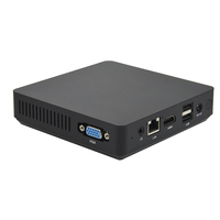 Mini PC sin ventilador de bajo precio con Intel Celeron J3355 2,0 GHz/2,5 GHz Quad-Core DDR4 RAM Sistema de POS de pantalla dual Mini computadora barata