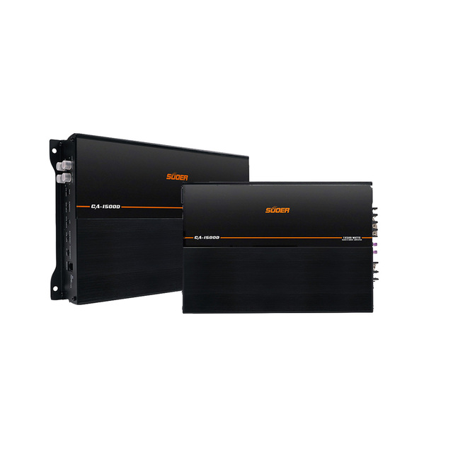 For CA-1500D Professional Best Price 1500W Peak Power 12V Mono Class AB/D Car Audio Amplifier with Crossovers