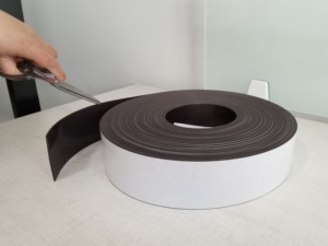 Moustiquaire 2025 anti-mouches à rayures, bandes adhésives magnétiques, aimants, ruban magnétique blanc, <span class=keywords><strong>bande</strong></span> magnétique pour portes et rideaux - Product Image 3