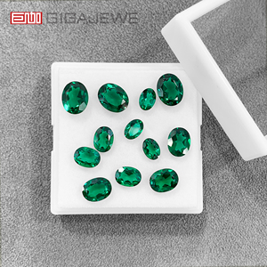 Изумруды GIGAJEWE Vivid Green, выращенные в лаборатории, свободные камни, круглые, овальные, грушевидные, оптом, синтетические драгоценные камни для изготовления ювелирных изделий - Product Image 3