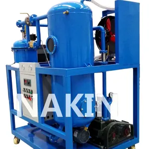 Düşük enerji tüketimi türbin yağı Filtration syonu vakum türbini yağ geri dönüşüm tesisi