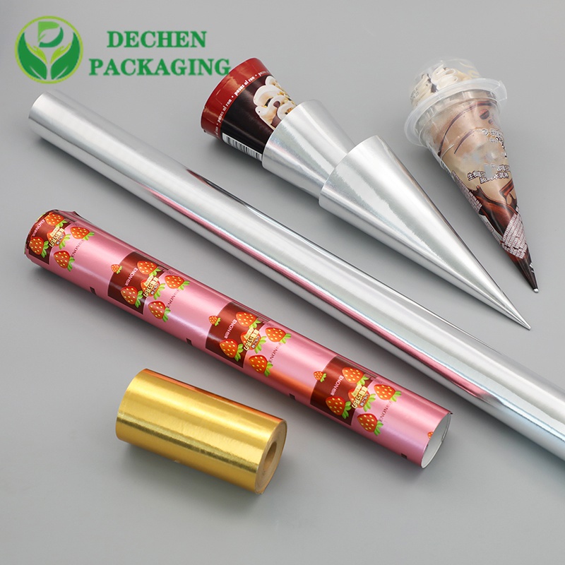 גלילי נייר קרפט למינציה בנייר אלומיניום כסף