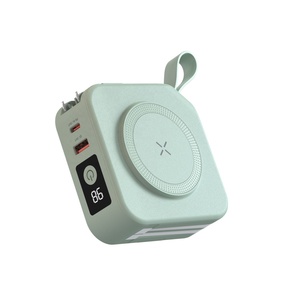 Mới đến <span class=keywords><strong>5</strong></span> trong 1 ngân hàng điện sạc không dây di động <span class=keywords><strong>iPhone</strong></span> sạc USB Loại C ngân hàng điện pd20w pin dự phòng cung cấp điện - Product Image 1