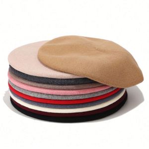 Classic Hats Women Painter French <b>Beret</b> Unisex Wool Hat for Man Woman Warm Winter Cosplay Costume Party - Product Image 1