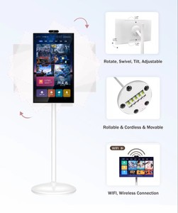 <span class=keywords><strong>TV</strong></span> Portatile Intelligente da 32 Pollici HD1080 LED con Schermo Touch e Supporto, Interfaccia USB, Colore <span class=keywords><strong>Nero</strong></span> - Product Image 6
