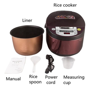 5L Nồi cơm điện kỹ thuật số kích thước lớn thông minh lớn đa chức năng 220V không dính nồi cơm điện màu tím - Product Image 3