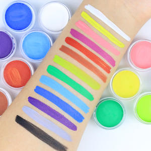 Delineador de Ojos Retro, No Tóxico, de Color Común, Cosmético, Gráfico, Neón, UV, Activado por Agua, para Maquillaje - Product Image 1