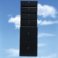 Système de sonorisation actif personnalisé DBK, enceintes Line Array doubles de 8 pouces avec caisson de basses de 18 pouces, ensemble d'enceintes de scène DJ pour église