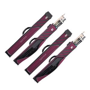 Étui pour queue de billard rouge Cueelf 2B3S avec poignée en bandoulière Étui pour queue de billard avec clés Plusieurs poches pour accessoires - Product Image 3