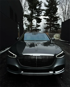Para <span class=keywords><strong>Mercedes</strong></span> Benz Clase <span class=keywords><strong>S</strong></span> W223 Bodykit Actualización a <span class=keywords><strong>2023</strong></span> W223 <span class=keywords><strong>Maybach</strong></span> S680 PP Parachoques Rejilla ABS Cromo Negro Embellecedor Difusor trasero - Product Image 2