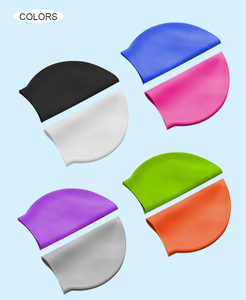 <span class=keywords><strong>Gorro</strong></span> de natación para adultos, <span class=keywords><strong>impermeable</strong></span>, de silicona, Unisex, Color sólido, <span class=keywords><strong>gorro</strong></span> de buceo para <span class=keywords><strong>piscina</strong></span>, pelo largo, protección para los oídos, <span class=keywords><strong>gorro</strong></span> de natación - Product Image 4