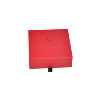 Coffret cadeau rigide personnalisé en carton recyclé gaufré avec pelliculage mat pour bagues, bracelets, boucles d'oreilles, colliers, fermeture magnétique