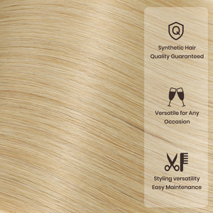 Extensions de cheveux naturels de qualité supérieure, lisses comme des baguettes, fibres synthétiques haute température pour perruques, super longues, pour salon - Product Image 6
