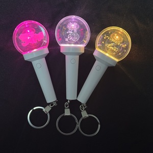Mini porte-clés lumineux en acrylique LED, bâton lumineux, accessoire de cheerleading pour concerts - Product Image 2