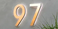 Alimentation électrique homologuée UL GFace pour enseignes lumineuses 3D à LED rétroéclairées, lettres métalliques étanches à halo lumineux pour une installation extérieure sécurisée