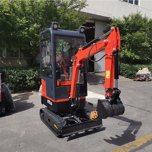 Mini escavadeira ht10 com acessórios cab 1.0 ton com cab