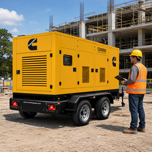 เครื่องกำเนิดไฟฟ้าสำหรับงานหนัก 300kva 350kva 400kva 500kva  เครื่องกำเนิดไฟฟ้าอุตสาหกรรมอัตโนมัติ 350kva ดีเซล พร้อมจำหน่าย ใช้เครื่องยนต์คัมมินส์ - Product Image 4
