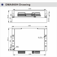 Nema 34 Open-Loop-Schrittmotor-Kit 12,5 Nm 2-Phasen-Hybrid-Schrittmotor für Graviermaschine mit Getriebe