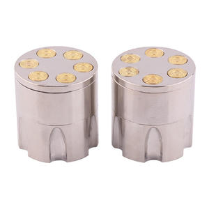 Factory Custom 30mm/40MM Diameter 3 Parts Revolver Herb <strong>Grinder</strong> Smoke Zinc Alloy Tobacco Metal <strong>Bullet</strong> Herb <strong>Grinder</strong> - Product Image 4
