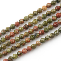 Perles en pierre naturelle faites à la main de 2-4 mm, surface taillée, matériau DIY en vrac pour la vente en gros