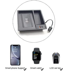 ที่ชาร์จไร้สาย Qi สำหรับรถยนต์อุปกรณ์เสริม Mitsubishi <span class=keywords><strong>Xpander</strong></span> แผ่นชาร์จโทรศัพท์อย่างรวดเร็วอะไหล่รถยนต์2017-2023 - Product Image 5