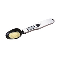 Balance cuillère numérique LCD en acier inoxydable 304 pour la cuisine, 500g/0.1g, avec cuillère doseuse, vente en gros
