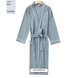 <span class=keywords><strong>เสื้อ</strong></span><span class=keywords><strong>คลุม</strong></span>อาบน้ำผ้าฝ้ายโพลีเอสเตอร์ยาวสไตล์ญี่ปุ่นชุดนอนวาฟเฟิลบางสำหรับคู่รักใส่ในฤดูร้อนและฤดูใบไม้ผลิ - Product Image 6