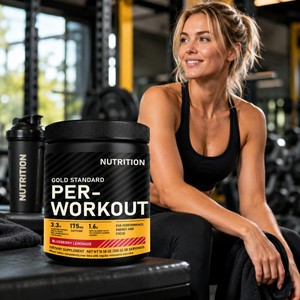 Polvo Pre-Entrenamiento de Marca Privada OEM 300g con <span class=keywords><strong>Creatina</strong></span>, Cafeína, Beta <span class=keywords><strong>Alanina</strong></span>, L-Citrulina, Apoyo Energético y de Concentración, Sabor Arándano - Product Image 5
