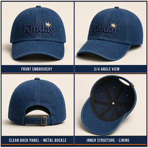 Gorra de Béisbol de Mezclilla Lavada con Logotipo Bordado Personalizado, Gorra de Jean Vintage para Hombre y Mujer, Ajustable, Casual, Deportiva - Product Image 2