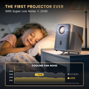 <strong>VANKYO</strong> H300A Native 1080P 4k Support Android WiFi <strong>Projector</strong> Portable Data Home Bedroom Smart <strong>Projector</strong> With Handle and Stand - Product Image 6