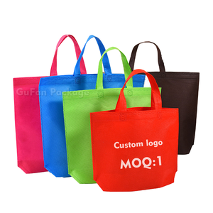 Factory Price Customized Logo Non-Woven Reusable Tote Bags Shop Advertising Shopping Bags Cheap Store Pack Gifts