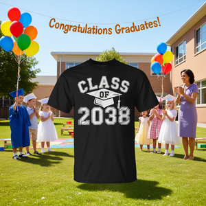 Camiseta de graduación de jardín de infantes para la clase de 2038 - Product Image 3