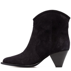 À la mode à talons dames noir daim Cowgirl concepteur Logo personnalisé Snip Toe Western Cowboy bottes pour femmes <span class=keywords><strong>2023</strong></span> - Product Image 6