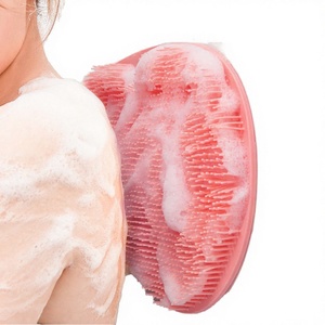 Wall-Mounted Long Exfoliating <b>Back</b>-Wiping Bathing <b>Brush</b> Lazy <b>Back</b>-Scrubbing Silicone Massage No Need for Help Body - Product Image 1