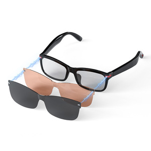 Smart Audio Glasses Wireless Air Conduction Music Player For Indoor Outdoor Sports Black Red Dark Blue White - Product Image 5