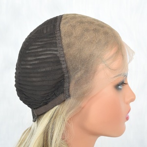 Peluca frontal de encaje HD sin pegamento Fengyingxiu rubio ceniza, lista para enviar, 13*6, nudos invisibles, cabello virgen transparente para encaje - Product Image 1
