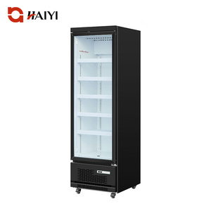 Commercial Beverage Storage Cooler Refrigerator with Glass Door Beverage Display Fridge for Supermarket - Product Image 1