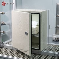 Boîte de jonction en acier inoxydable pour extérieur, vente chaude, IP66 NEMA 4X, étanche, boîte de distribution électrique en métal, enceintes en acier