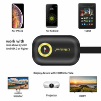 Mirascreen G9 Plus TV Stick 5G Dual Core WiFi Adaptateur d'affichage compatible sans fil Dongle Co-Screener Récepteur de télévision mobile