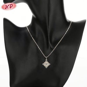 Juego de Collar y Aretes Hengdian con Circonitas Cúbicas AAA Chapadas en Oro de 18K, Joyería de Latón de 3 Piezas para Mujer, Bodas, Compromisos, Fiestas, Venta al Por Mayor - Product Image 4