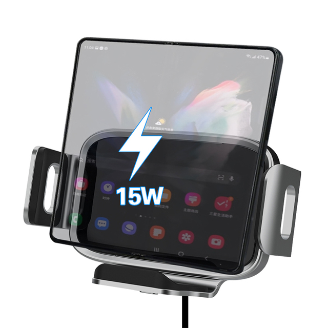 Z Fold Wide Compatibility Car Wireless Charger Mount Mobile Phone Holder With Wireless Charger for Cars