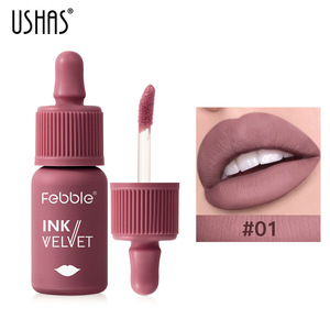 Bestseller 6 Stück Farbiger Langanhaltender Flüssiger Lippenstift Nicht-Haftender Lipgloss Wasserfester Matter J1 Box-Verpackung Matter Flüssiger Lippenstift - Product Image 5