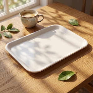 Large <strong>Serving</strong> Platter Buffet Tray <strong>Plates</strong>, White <strong>Rectangular</strong> Platters for Food <strong>Serving</strong> Trays for Party, Entertaining, Appetizer - Product Image 1